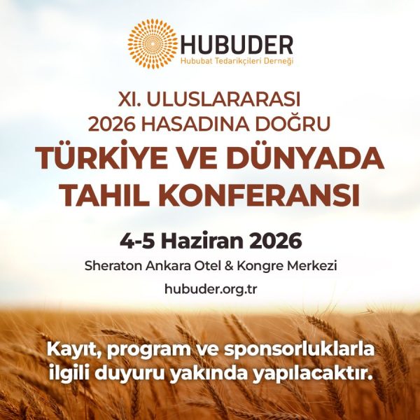 XI. Uluslararası 2026 Hasadına Doğru Türkiye ve Dünyada Tahıl Konferansı | 4-5 Haziran 2026