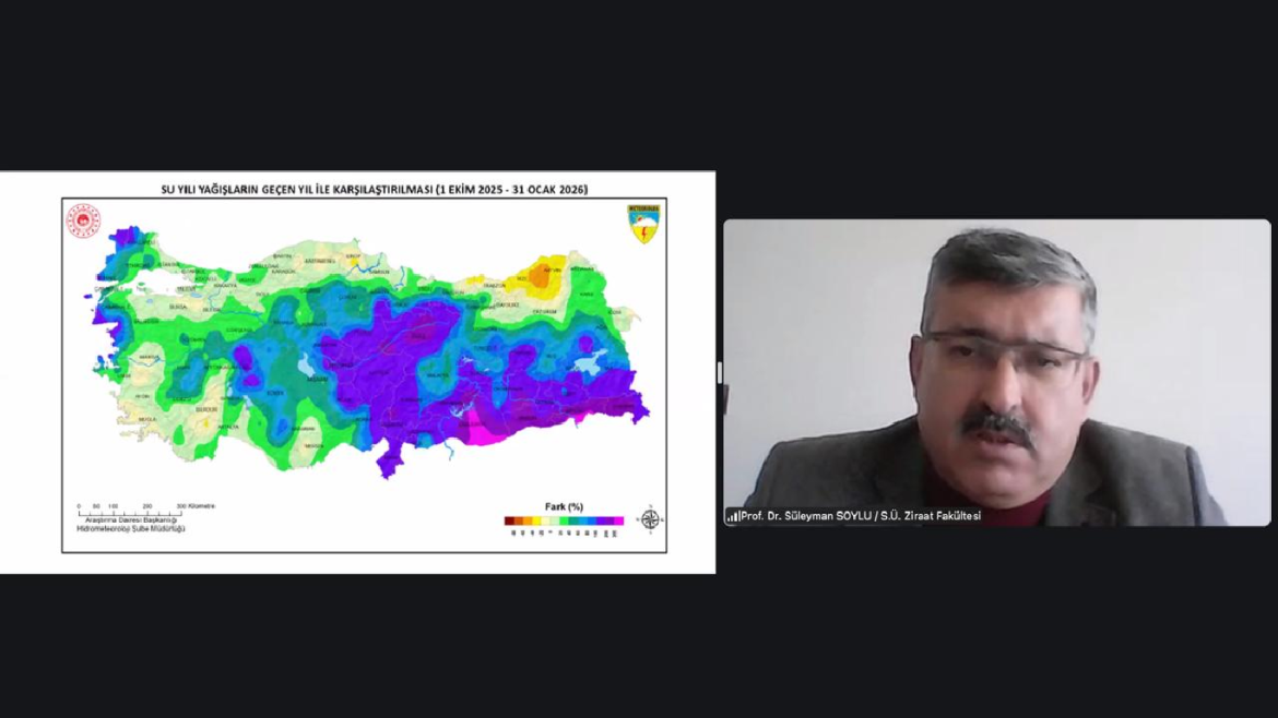 Mart ayında “Son İklim Verilerinin Hububat Üretimine Etkileri” konulu söyleşide, Selçuk Üniv. Ziraat Fak. Öğr. Üyesi Sayın Prof. Dr. Süleyman SOYLU ile birlikte olduk.